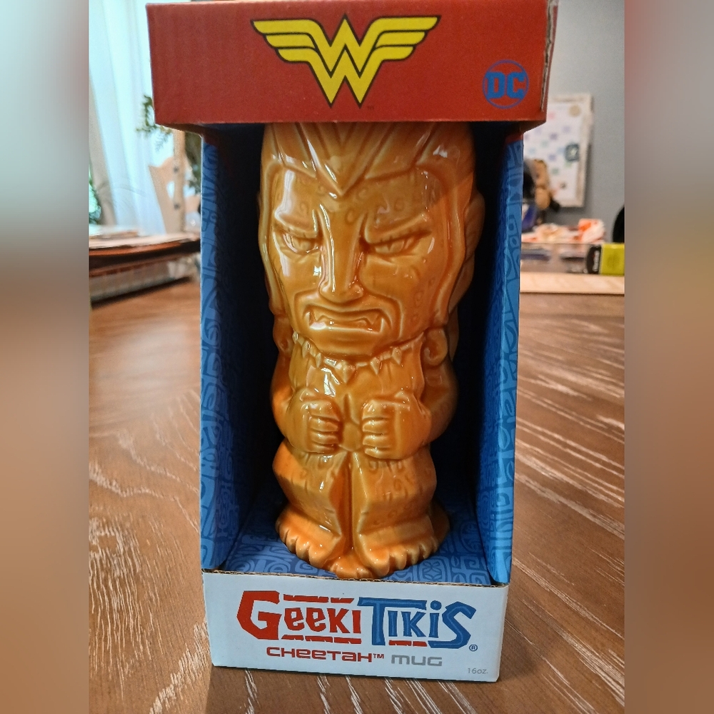 DC Comics Orange Cheetah Tiki Mug